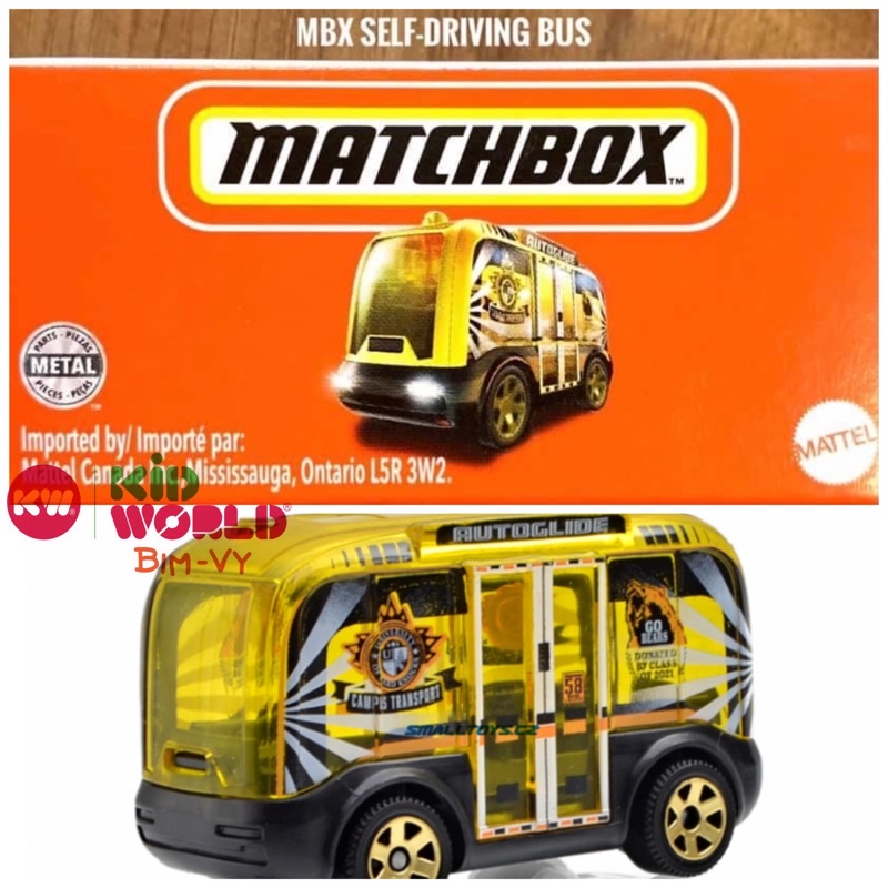 Xe mô hình Matchbox Box MBX Self-Driving Bus 28/100.