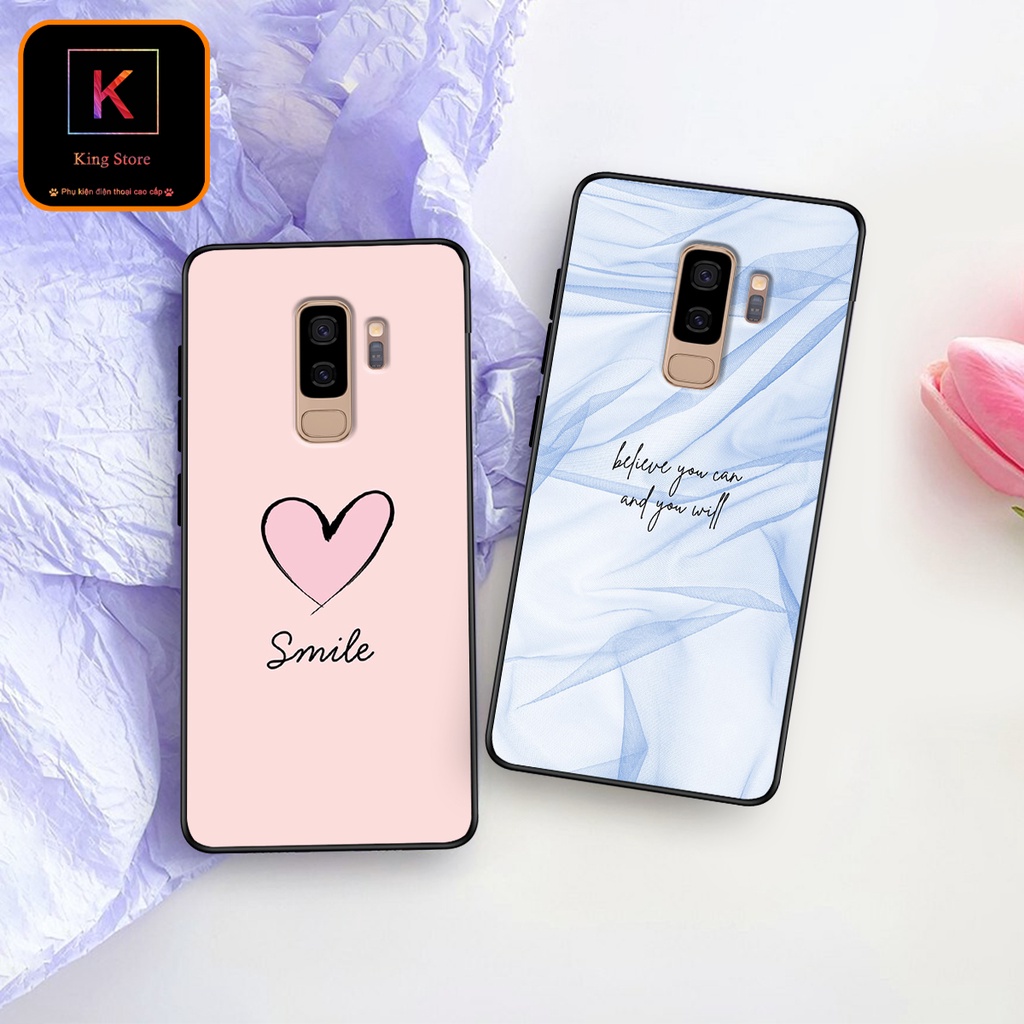 Ốp lưng Samsung S8 - S8 Plus - S9 - S9 Plus - Ốp Samsung in hình LoveSmile - Chất liệu TPU cao cấp