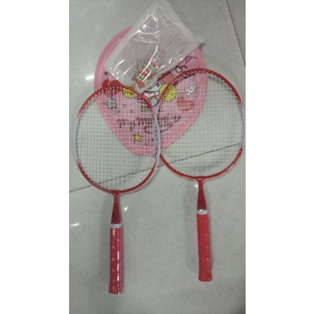 Vợt cầu lông cán ngắn 40 cm + 3qủa cầu