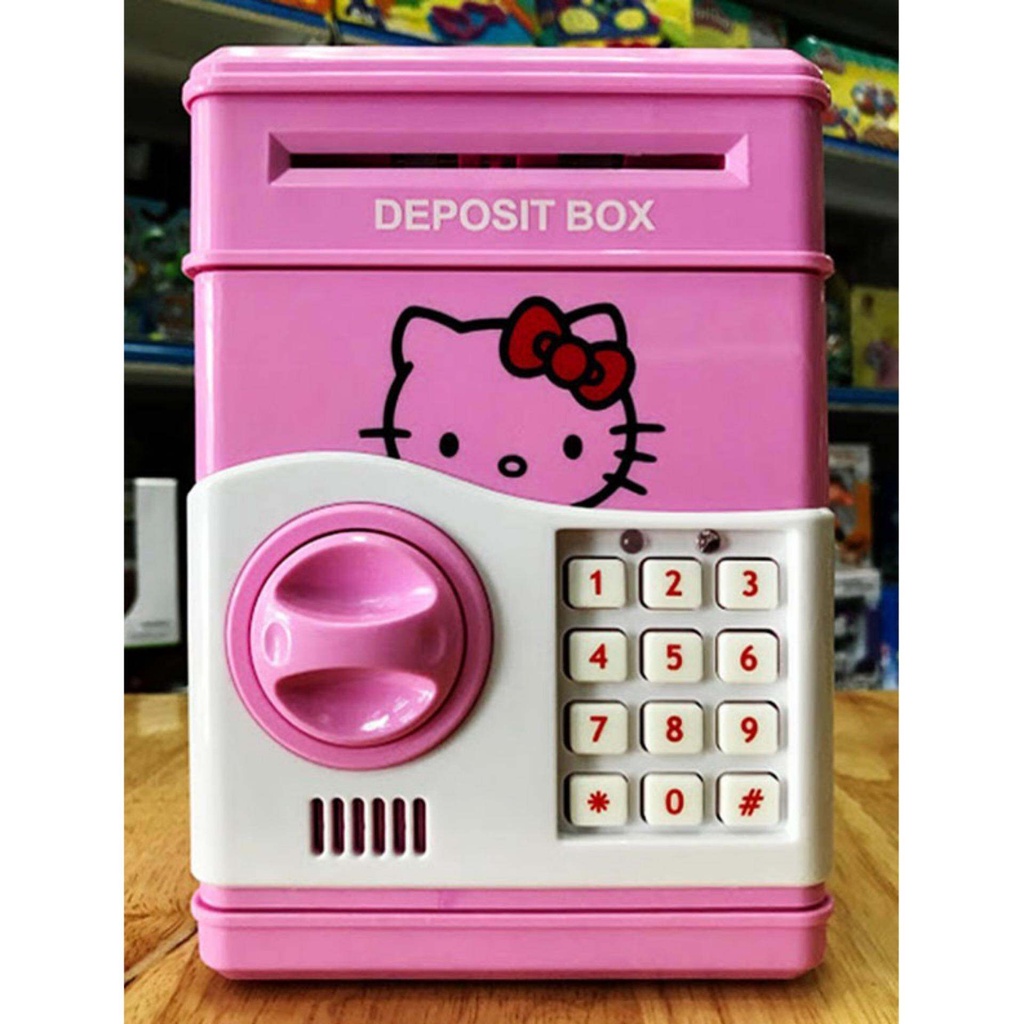 Két Sắt Mini Hình MIMION Đáng Yêu Cho Bé (xanh vàng)