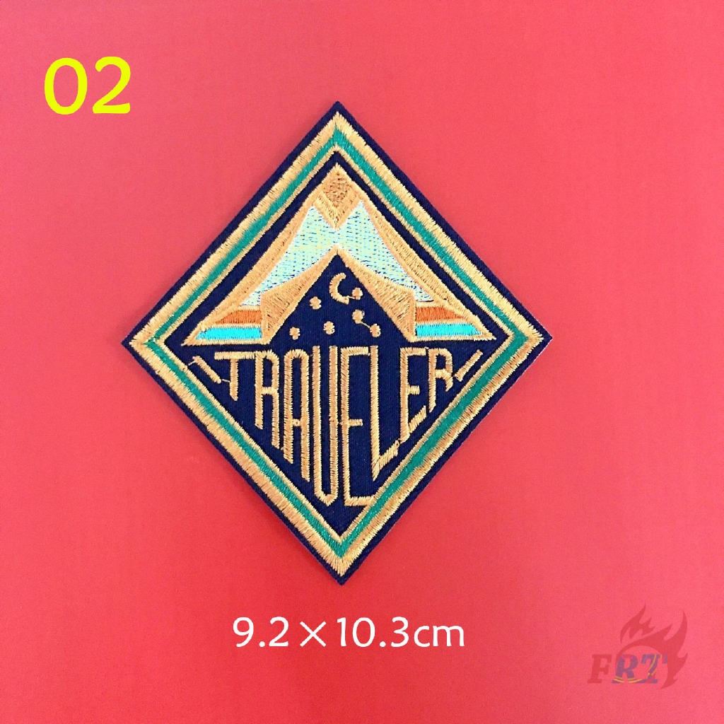 ☸ Explorer Traveler Patch ☸ 1Pc Diy Sew on Iron on Badges Patches Apparel Appliques