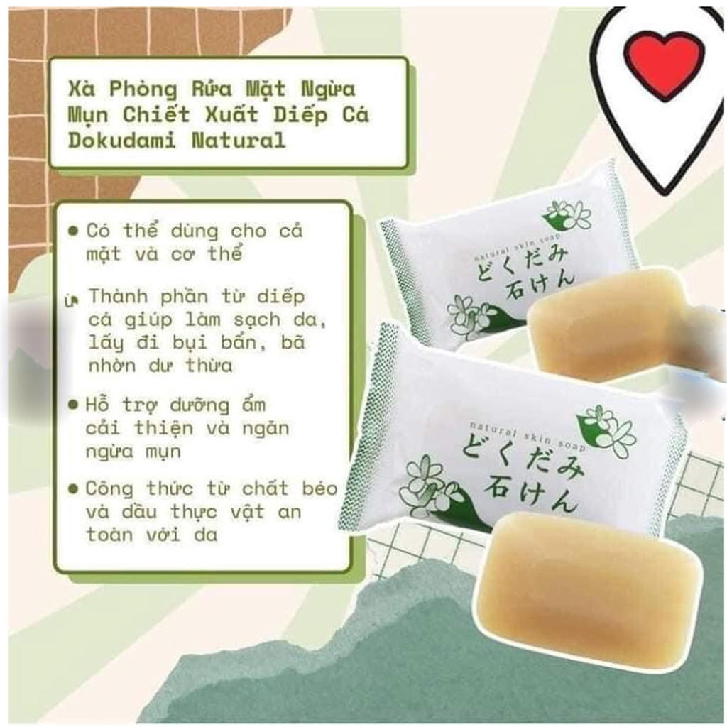 Xà phòng/Xà bông rửa mặt chiết xuất diếp cá Nội Địa Nhật | BigBuy360 - bigbuy360.vn