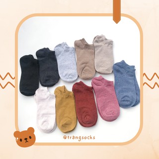 Tất trơn Retro ngắn cổ (kèm ảnh thật ở cuối)