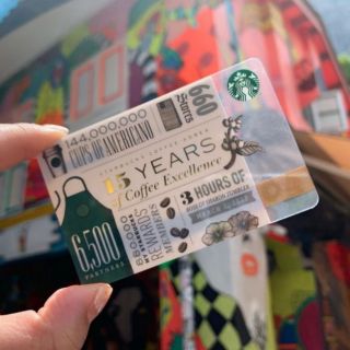 Thẻ Starbucks Hàn Quốc - phiên bản kỉ niệm 15 năm