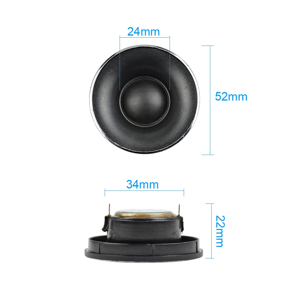 Set 2 loa âm thanh AIYIMA 52MM 6 Ohm 10W cao cấp