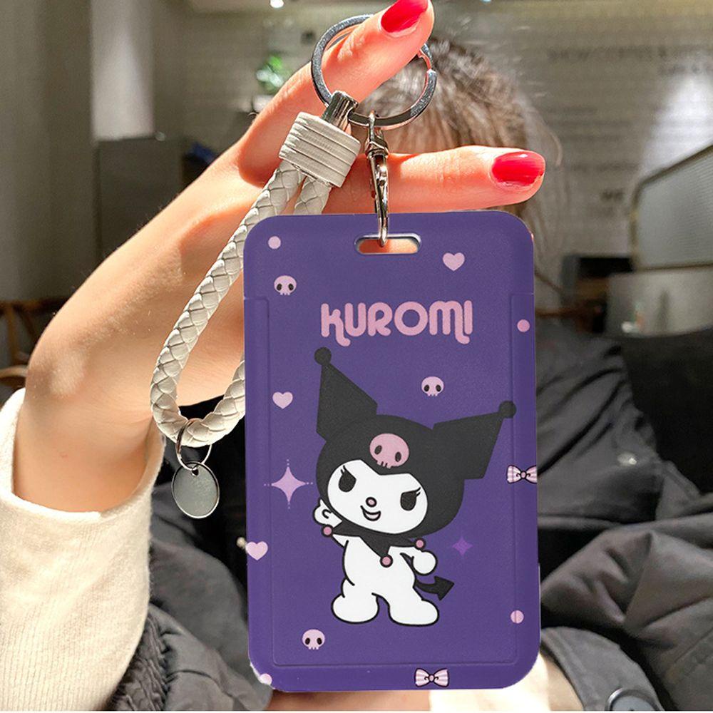 Vỏ Bọc Thẻ ID / Thẻ ID / Chìa Khóa Họa Tiết Melody Hoạt Hình Gắn Dây Đeo Nhỏ Gọn Cho Học