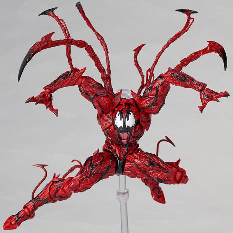 GIÁ HỦY DIỆT Mô Hình Carnage Red Venom Revoltech Full Box