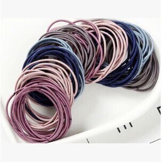 sét 100 chun buộc tóc cho bạn gái