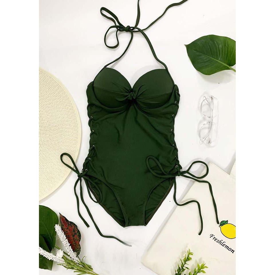 Bikini Liền Thân Dây Rút Ôm Body ( bộ sưu tập đồ bơi nữ ) | BigBuy360 - bigbuy360.vn