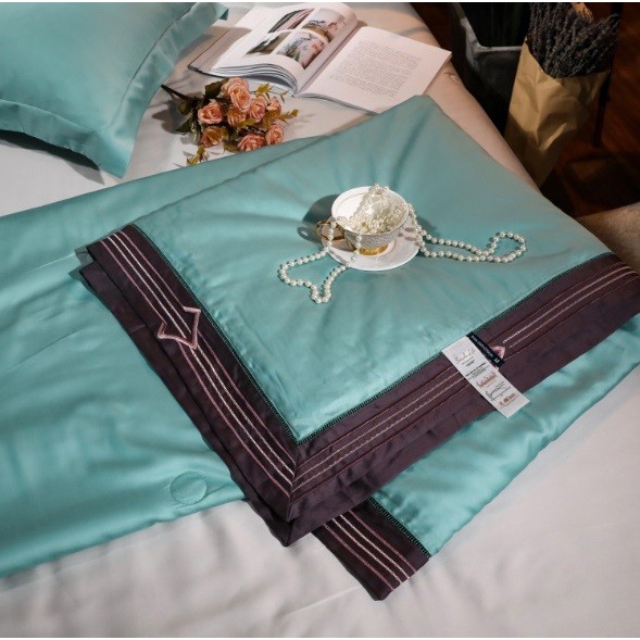 XS360 -Chăn bông lụa 4 mùa cao cấp hàng nhập