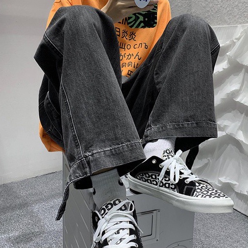 quần bò nam thời trang quần jean nam cao cấp quần tiếng Nhật  jean ống rộng from rộng quần nam hàn quốc unisex quần jean nữ chất đũi cao cấp quần jean