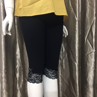 Quần legging bầu nơ ren 2023