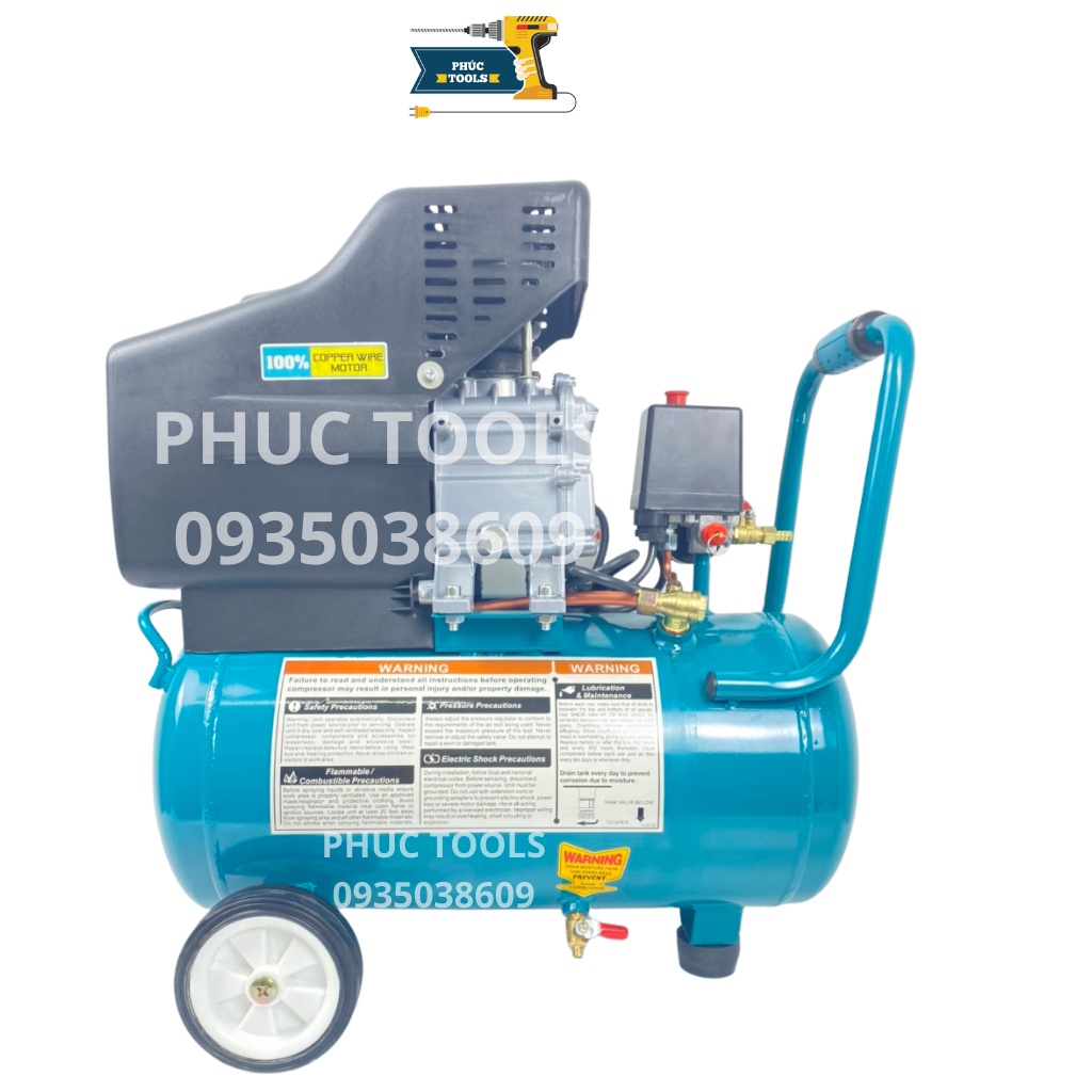 Máy nén khí TMAX 30L 3.5 HP có dầu dây đồng
