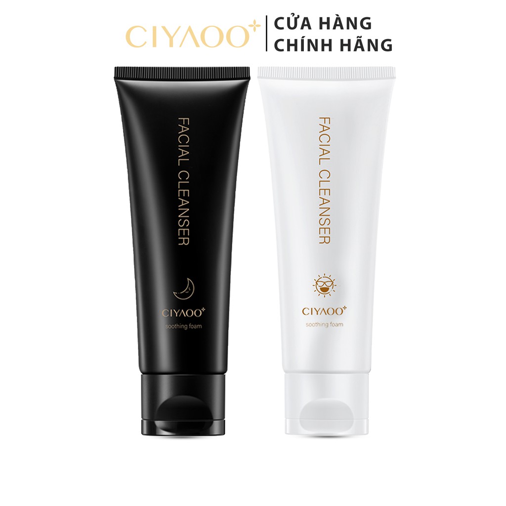 Bộ Sữa Rửa Mặt Ngày Đêm Cao Cấp CIYAOO 💝FREESHIP💝 Dưỡng ẩm, Trắng da và Ngừa mụn (100g x 2chai) QX0010