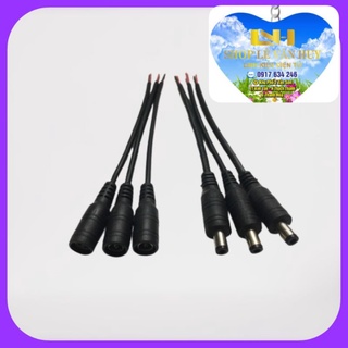 giắc nguồn dc 5.5×2.1 đực và cái