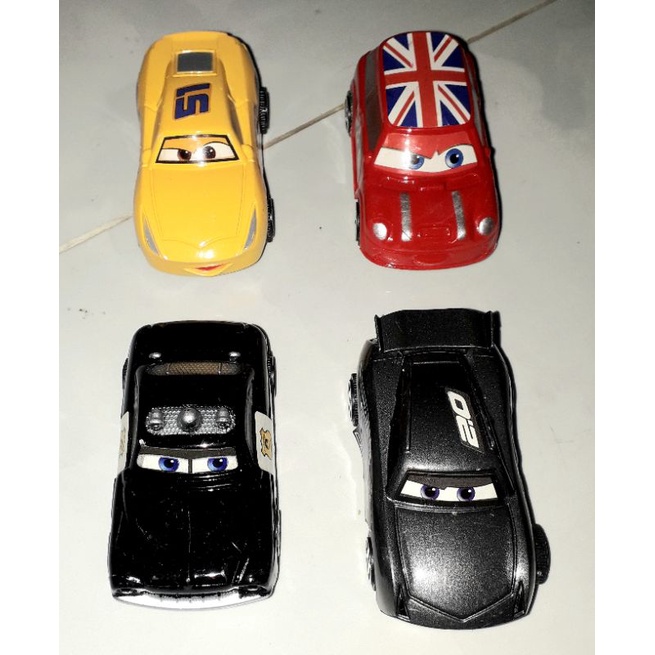 Sét 4 chiếc xe mô hình mini biệt đội cứu hộ bằng nhựa chạy chớn