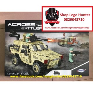 Army Xingbao XB 06024 bộ đồ chơi lắp ráp Xe thiết giáp đặc chủng VLB của quân đội Pháp
