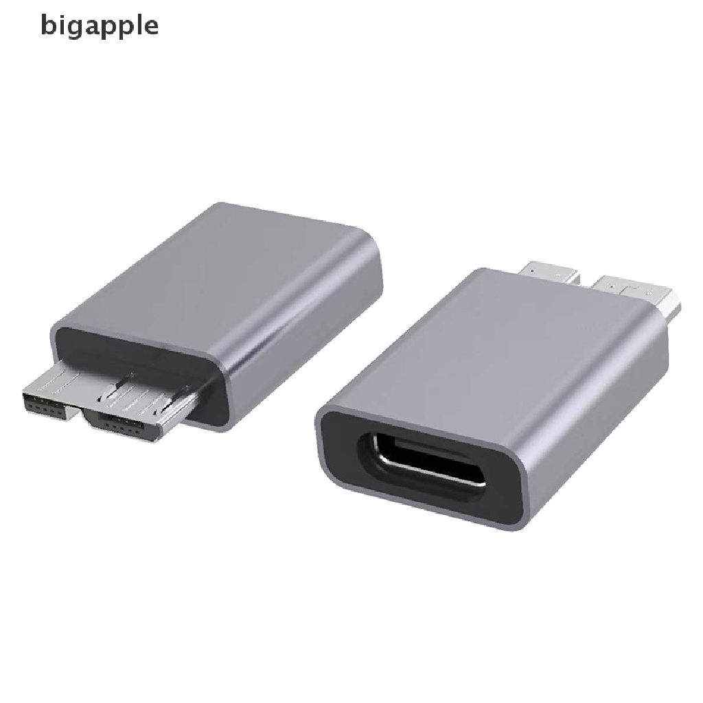 Bigapple USB Adapter Type C Female to USB 3.0 Micro B Male connector RDG