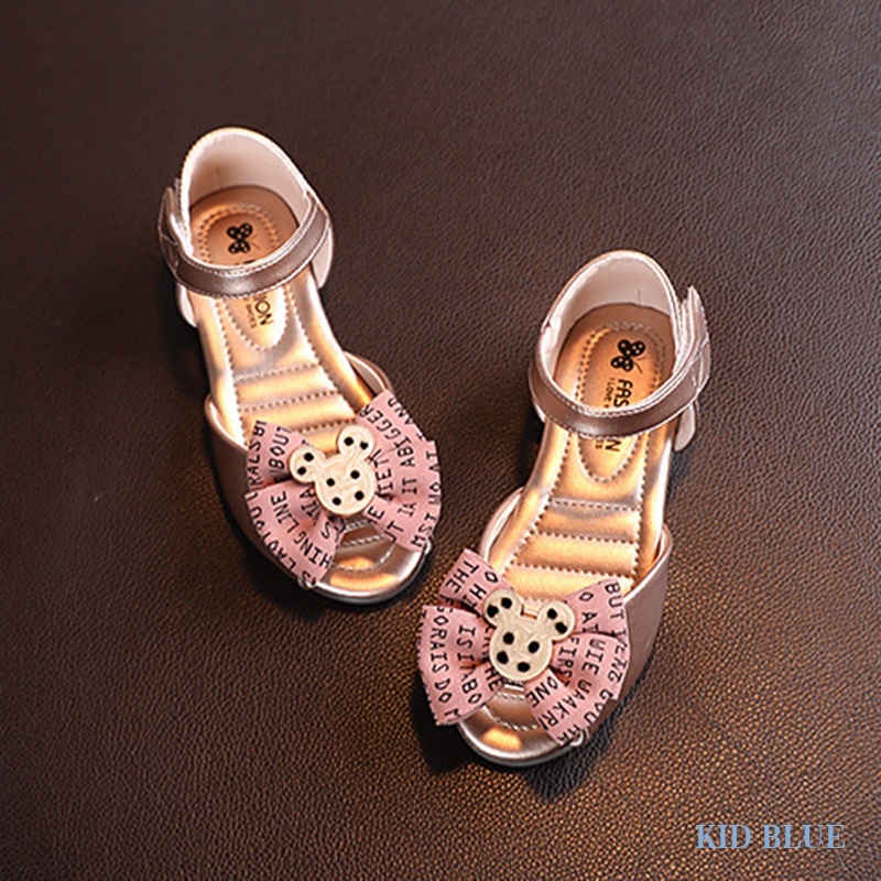 Giày Sandal Công Chúa Phong Cách Hàn Quốc Dễ Thương Cho Bé Gái