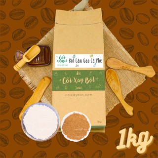 Bột CÁM GẠO CÀ PHÊ đắp mặt, tắm body - Cối Xay Bột Shop - Handmade