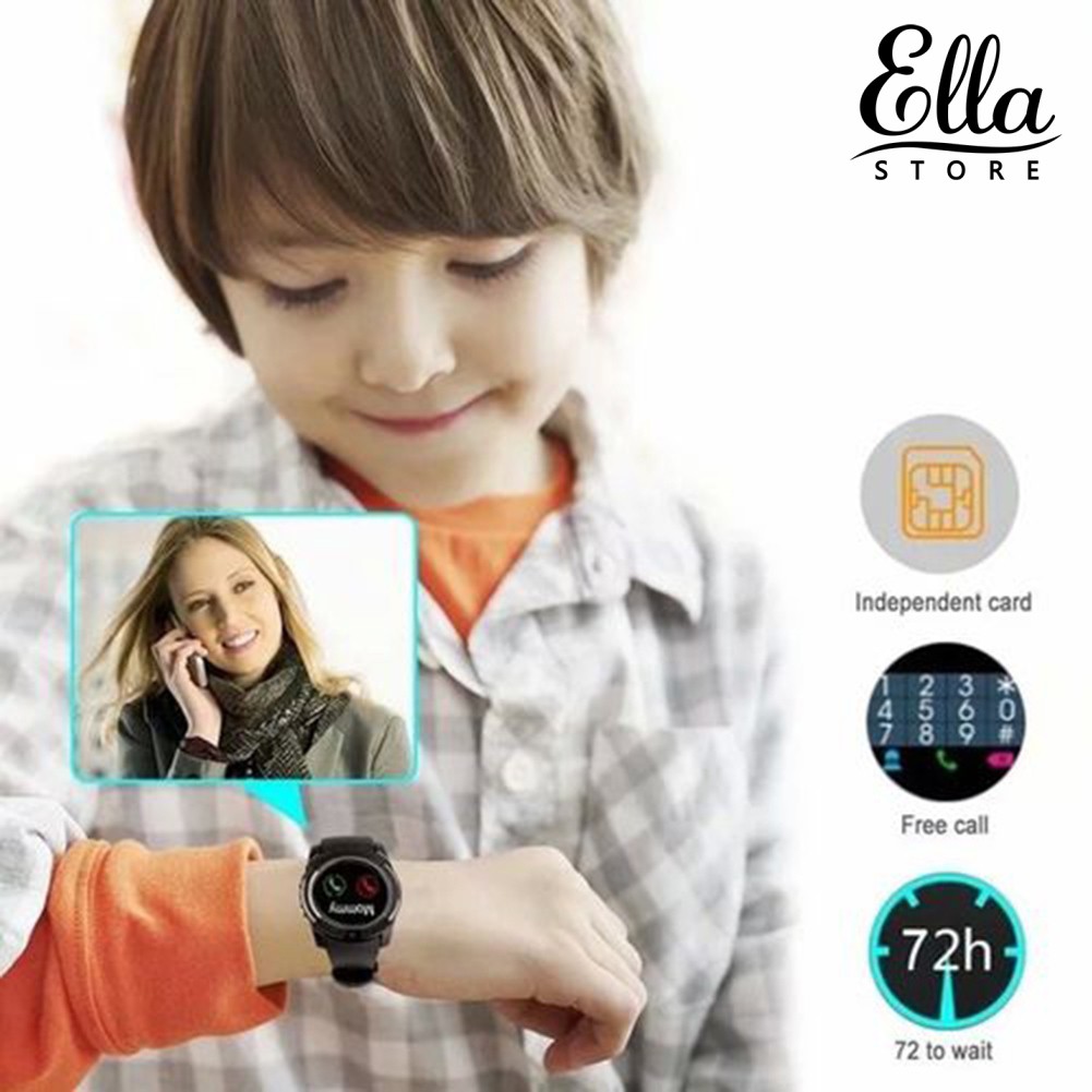 Đồng Hồ Thông Minh V8 Màn Hình Cảm Ứng 1.54inch Có Camera 2g Kết Nối Bluetooth