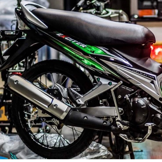 Tem Rời Ex Nhỏ 2006 - 2010 Xám Bạc Đen Phối Xanh Heliken
