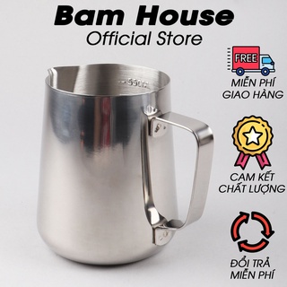 Mua Ca đánh sữa inox 304 Bam House dung tích 600ml cao cấp CS01 – Gia dụng bếp