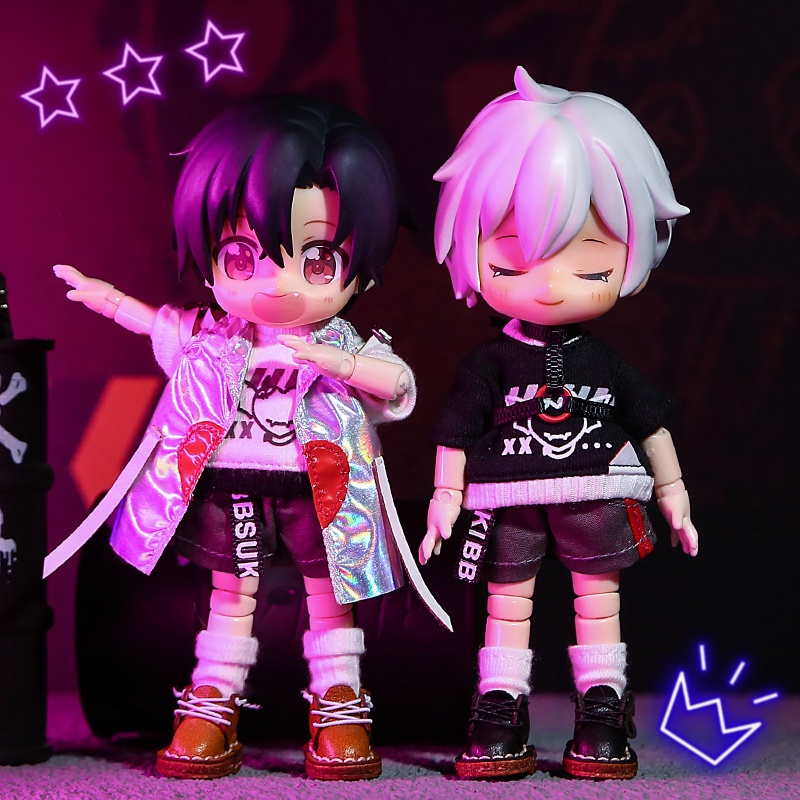 Bộ Quần Áo Búp Bê OB11 molly Nendoroid GSC molly obitsu11 Tỉ Lệ 1 / 12 BJD BODY9 DDF UFDOLL