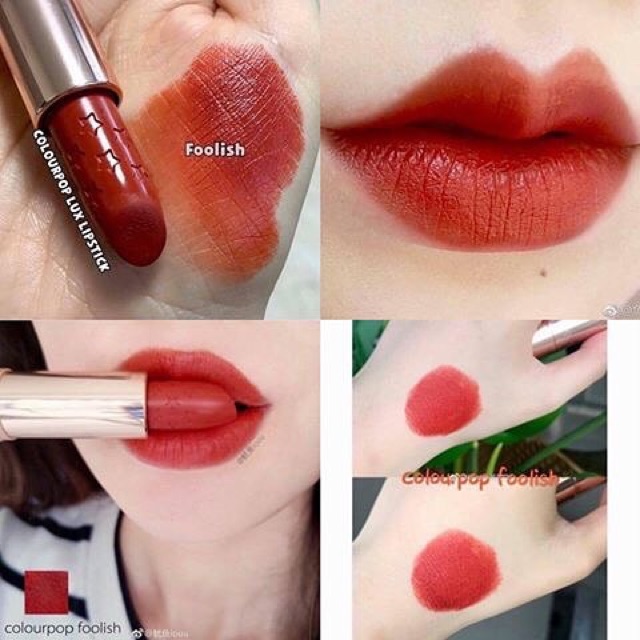 Son ColourPop Lux lipstick Màu Foolish | BigBuy360 - bigbuy360.vn