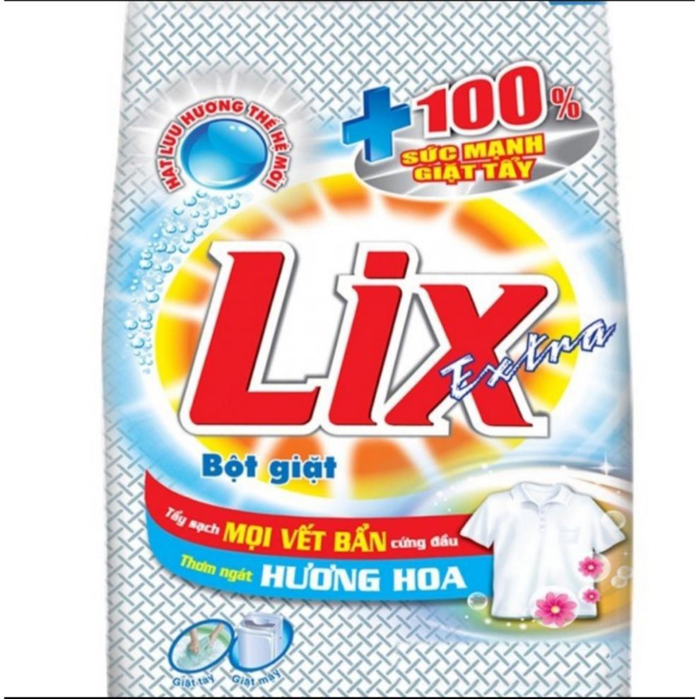 Bột giặt Lix 6kg HƯơng chanh