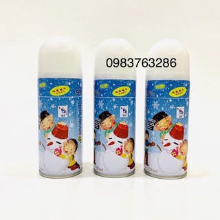 Bình xịt tuyết không tan trang trí Noel, Sinh Nhật combo 3 chai