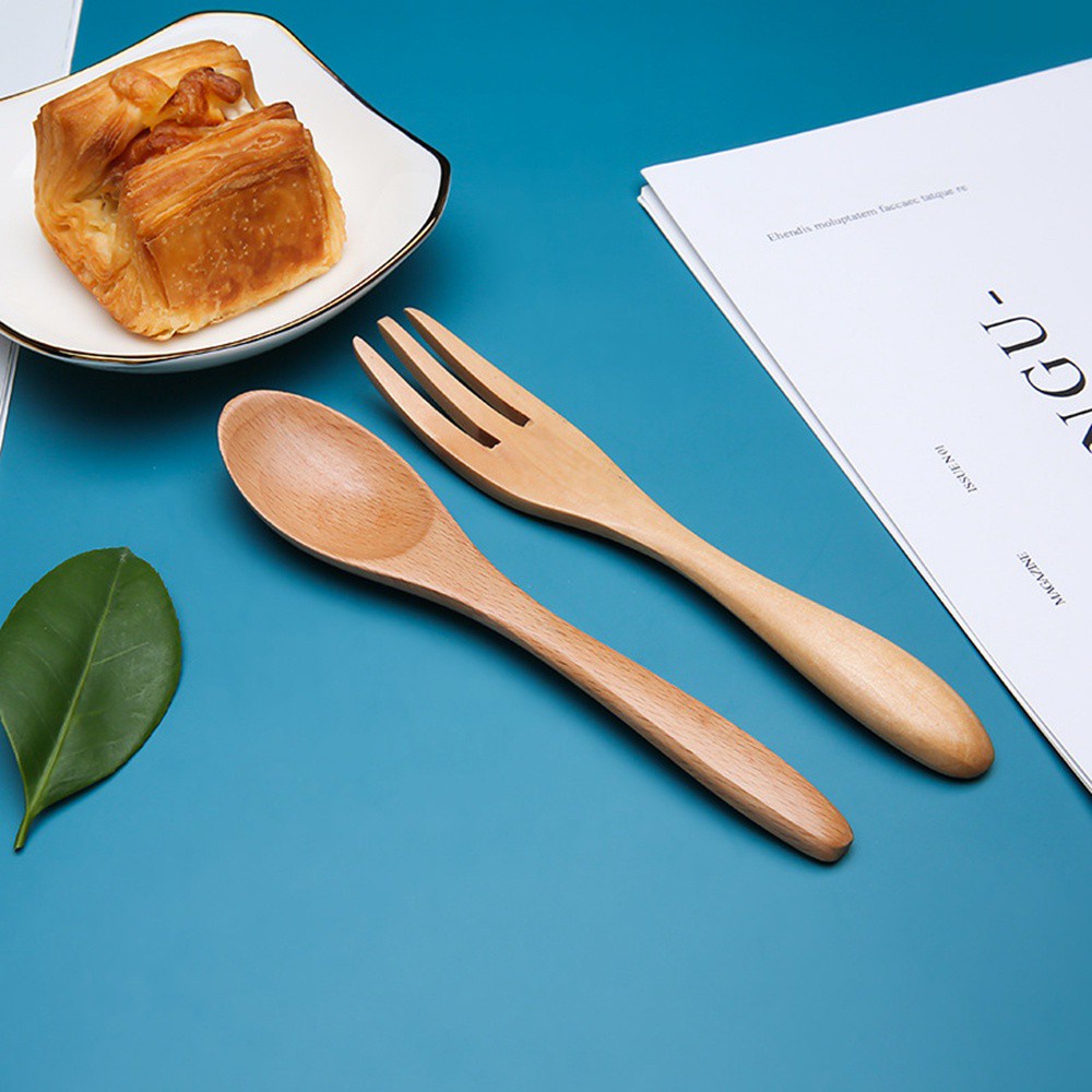 Muỗng Gỗ Ăn Món Tráng Miệng Phong Cách Nhật Bản Taylor1