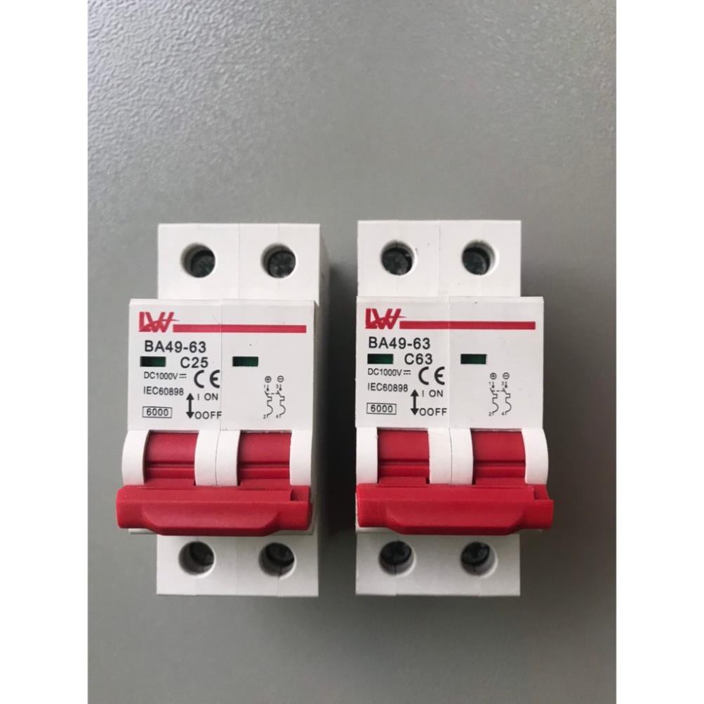 APTOMAT DC 2P - 4P 1000V LW - aptomat một chiều DC 1000V -TBĐ