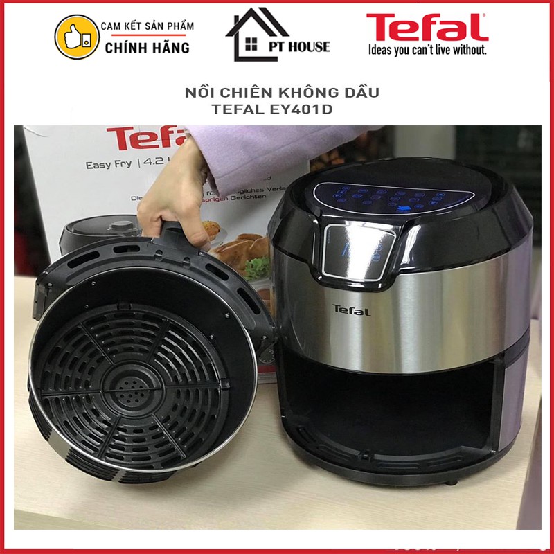 [CHÍNH HÃNG] Nồi chiên không dầu XL Tefal EY401D nhập khẩu Đức