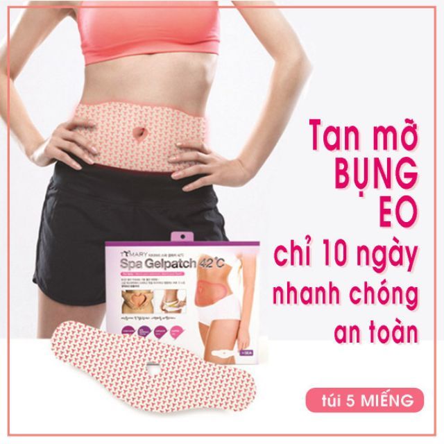 05 MIẾNG DÁN TAN MỠ BỤNG SPA GELPATCH 42°C