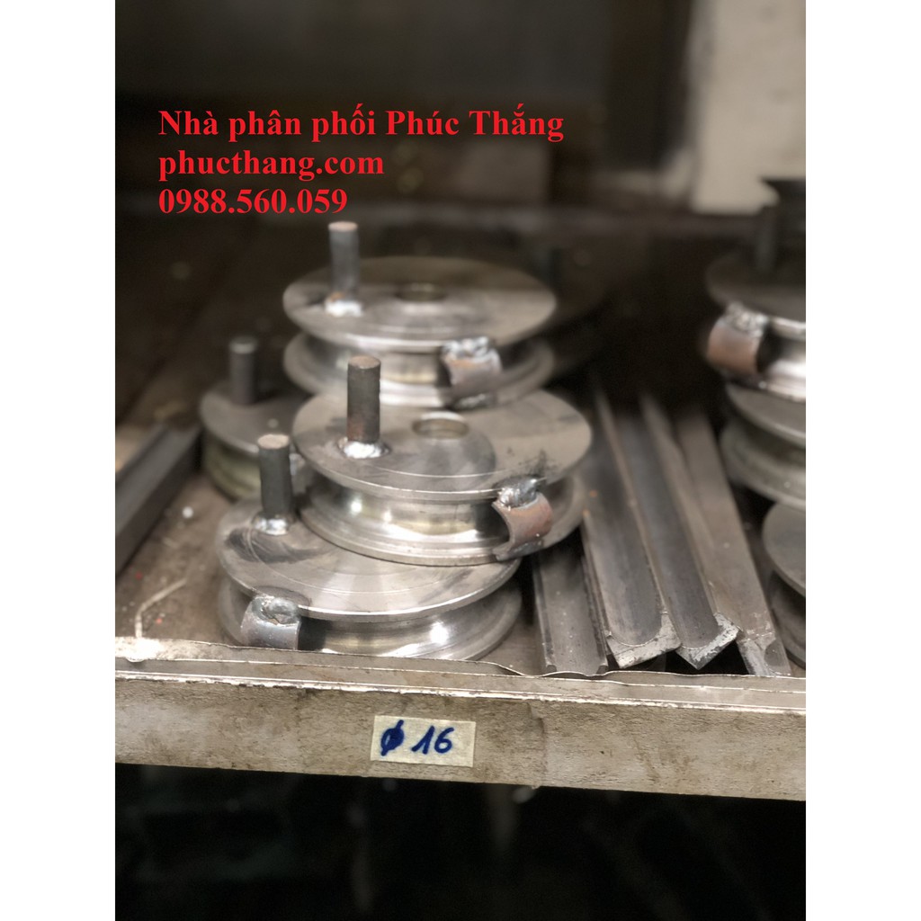 Puly uốn ống phi 16 - Dụng cụ uốn ống hộp - Vam tay uốn ống hộp