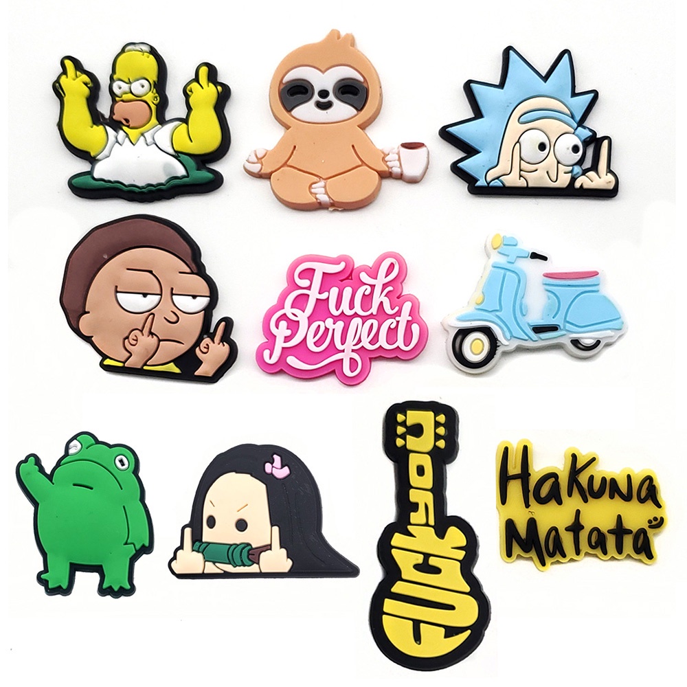 Ghim Cài Phụ Kiện Trang Trí Giày Phong Cách Đáng Yêu Dành Cho Người Trưởng Thành Và Trẻ Em