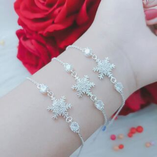 Lắc tay bạc hình bông tuyết ❄❄❄❄❄❄