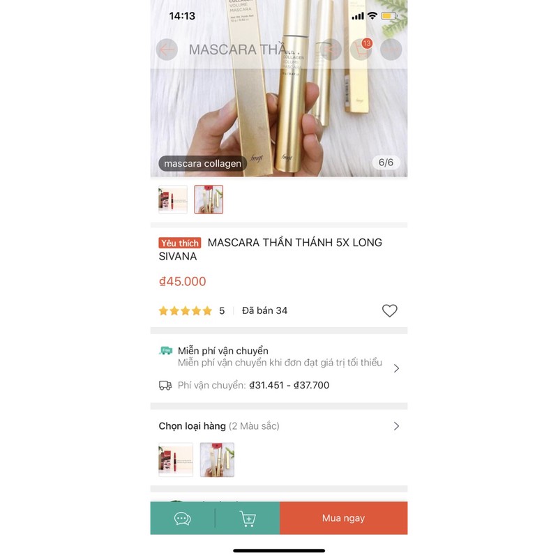 Marcara thần thánh 5x Long Sivana | BigBuy360 - bigbuy360.vn