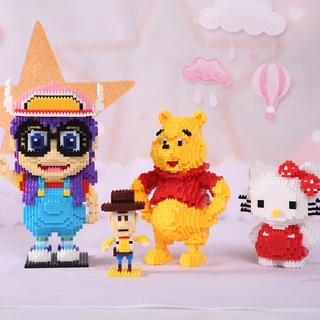 Đồ Chơi Lắp Ráp Mô Hình Nhân Vật Arale Mario Hoạt Hình Nhỏ Nhắn 20000