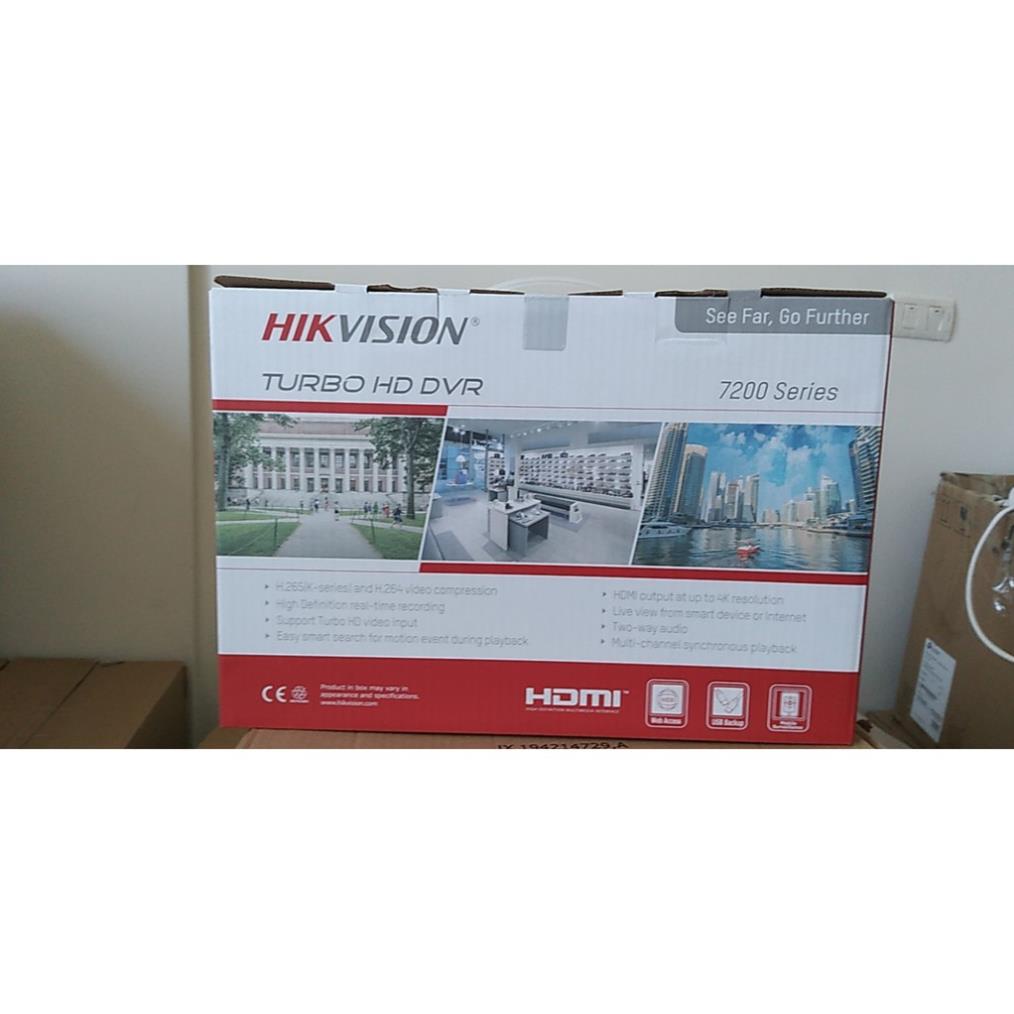 Đầu ghi 16 kênh hỗ trợ cam liền mic HIKVISION iDS-7216HQHI-M1/S