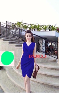 Đầm body xếp ly eo