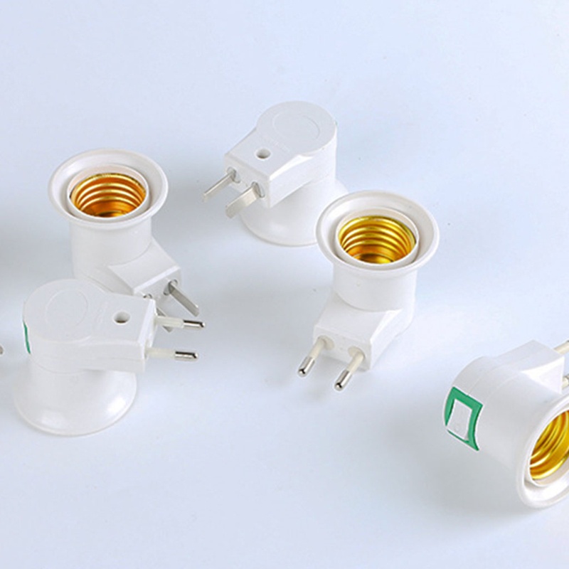 Giá Đỡ Bóng Đèn LED E-27 220-250V Màu Trắng Dễ Lắp Đặt