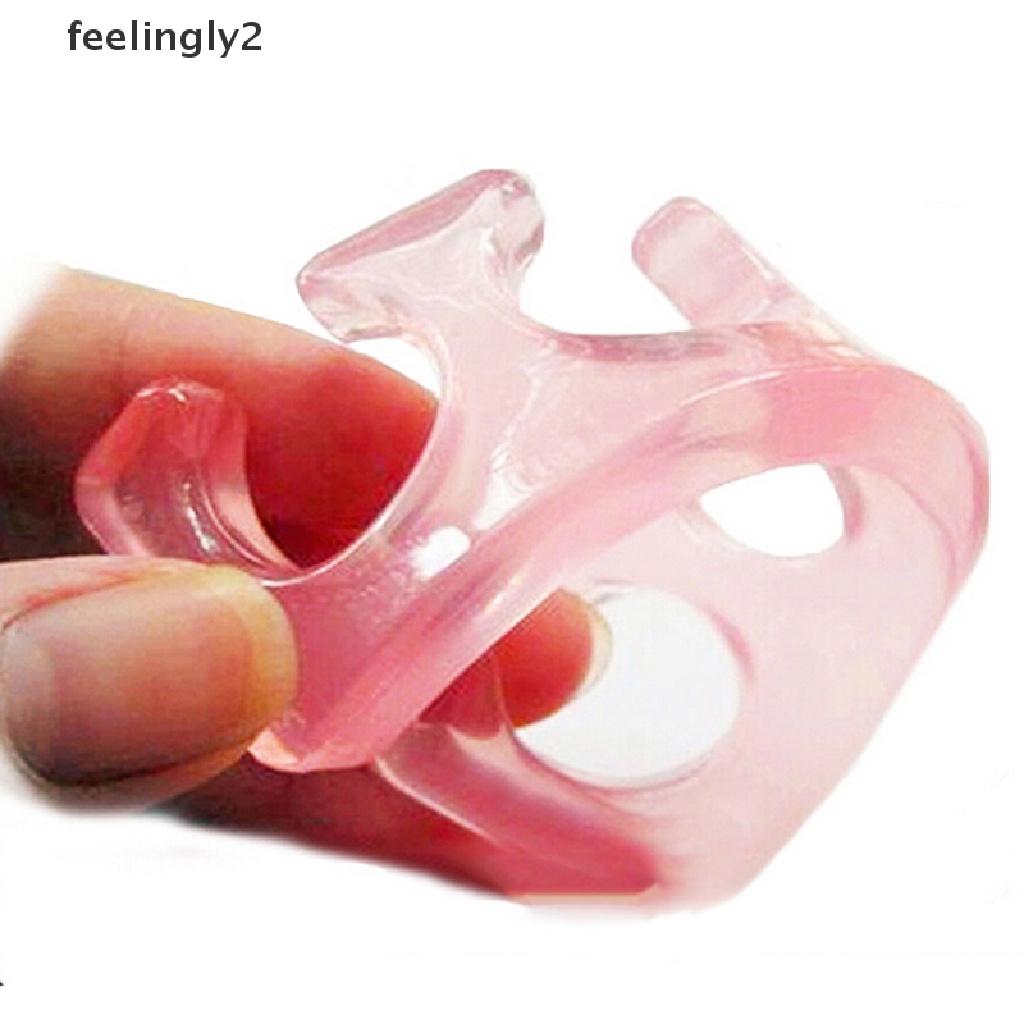 1 Cặp Dụng Cụ Tách Ngón Chân Bằng Silicon Mềm Tiện Dụng