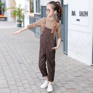 Set bé gái quần yếm áo thun
