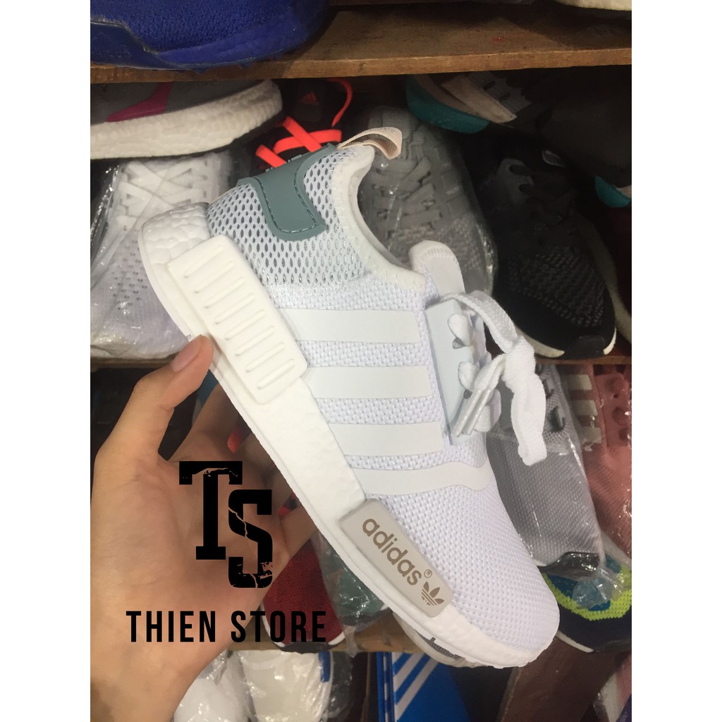 Giày NMD R1 Trắng ( giày adidas NMD Tactitle Green)