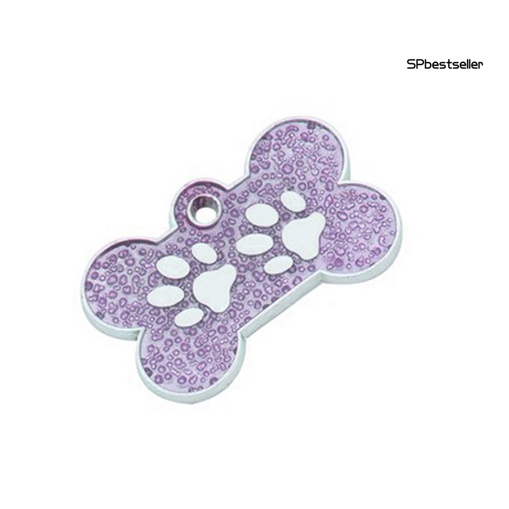 Thẻ Tên Đeo Cổ Hình Khúc Xương Dễ Thương Chống Thất Lạc Cho Thú Cưng