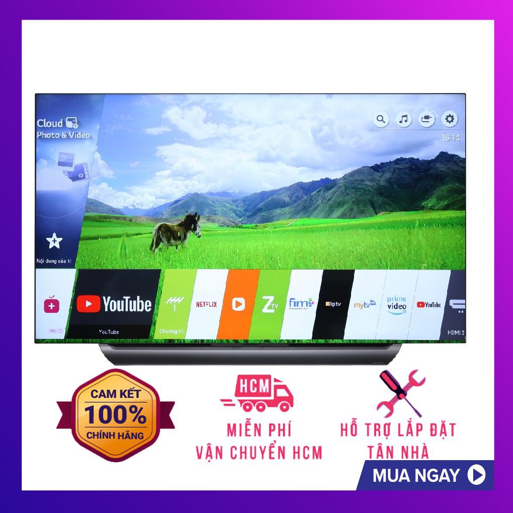 MiỄN PHÍ LẮP ĐẶT - 65C8 - Smart Tivi LG OLED 65 inch 4K UHD 65C8PTA - [CHỈ GIAO HCM]