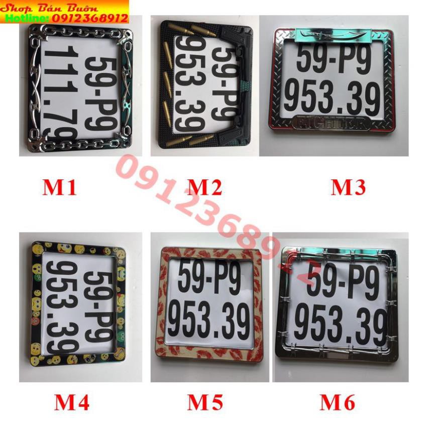 Hộp viền biển xi mạ cao cấp độc đáo cho xe máy