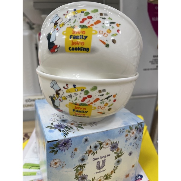 Bộ 6 chén gốm tráng men